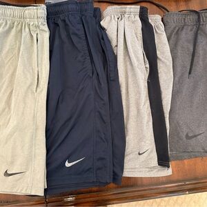 Nike Medium Men’s Shorts lot - Black, Gray, Blue